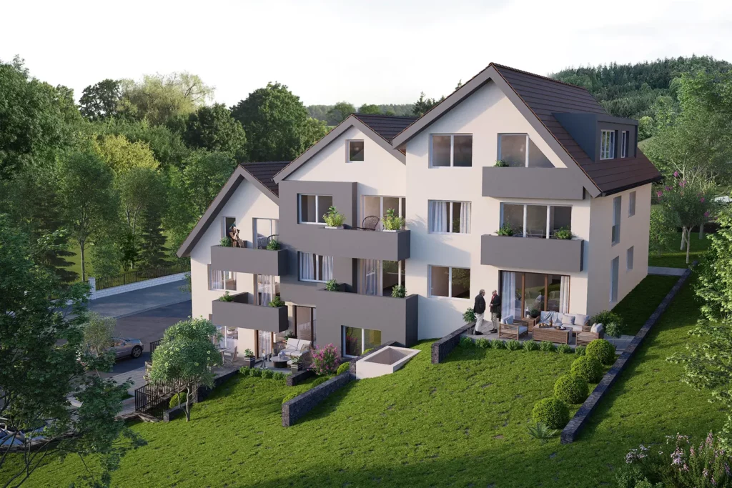 Mehrfamilienhaus in Nordrach - Visualisierung